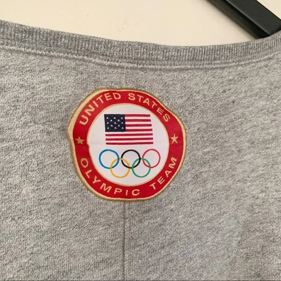 Nike Olympic Team USA Cropped Sweatshirt Medium - Picture 4 of 9